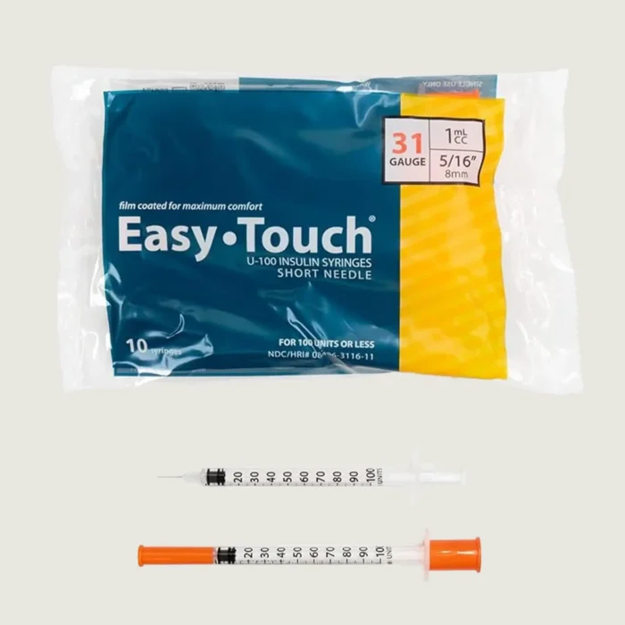 Easytouch 31G 1ml Syringes